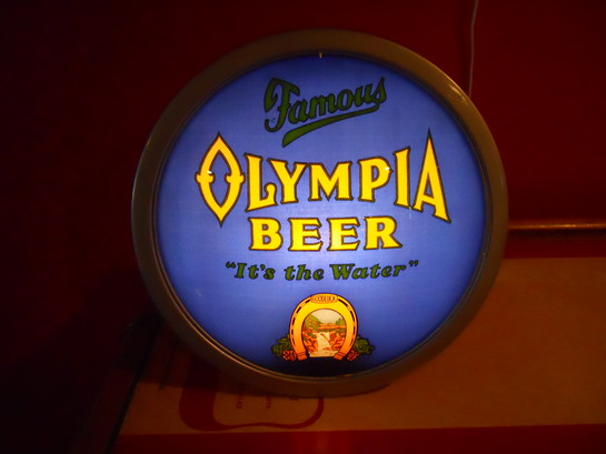 Y357B Olympia Old Logo Beer For Pub Bar Display Light Sign 
